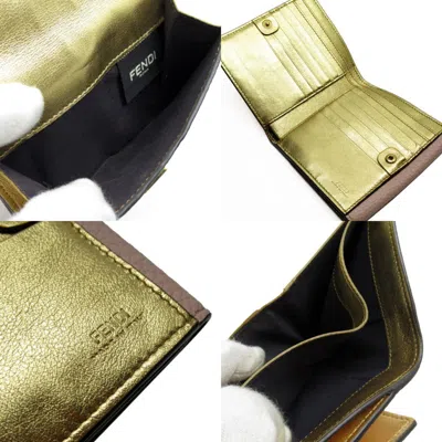 Pre-owned Fendi Light Pink Leather Wallet (bi-fold) ()
