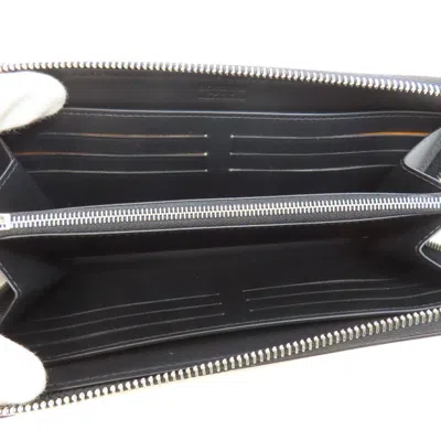 Pre-owned Goyard Black Pvc Long Wallet (bi-fold) ()