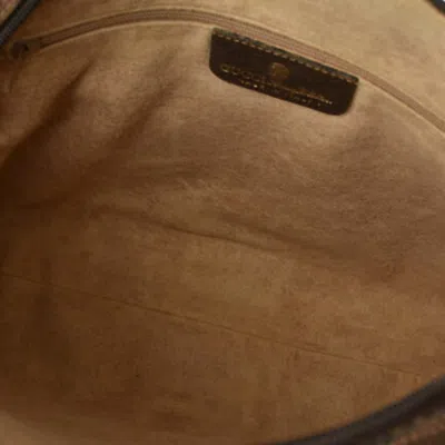 Pre-owned Gucci Beige Brown Pvc Leather Boston Bag Shoulder Bag ()