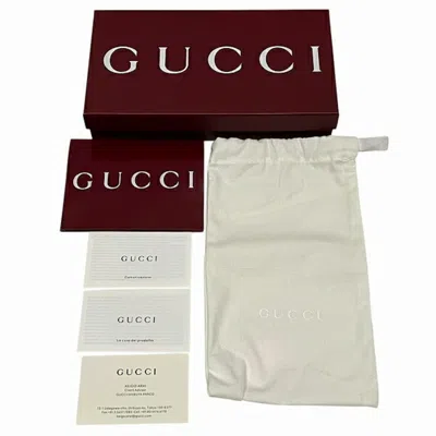 Pre-owned Gucci Black Leather Long Wallet (bi-fold) ()
