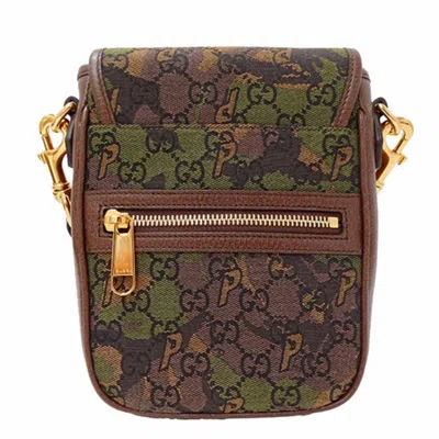 Pre-owned Gucci Gg Canvas Camouflage Gg Canvas Shoulder Bag ()