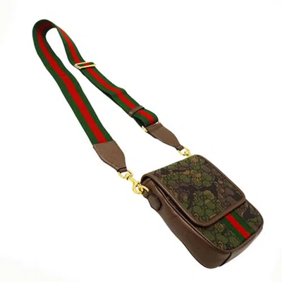 Pre-owned Gucci Gg Canvas Camouflage Gg Canvas Shoulder Bag ()