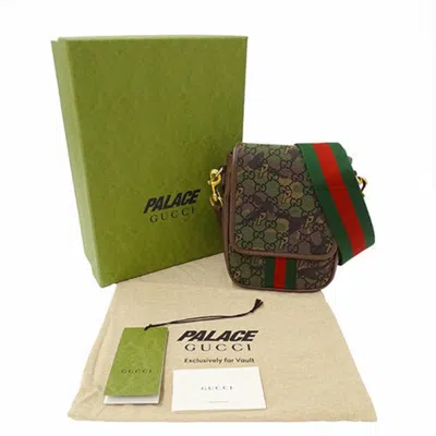 Pre-owned Gucci Gg Canvas Camouflage Gg Canvas Shoulder Bag ()