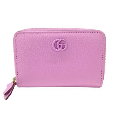Pre-owned Gucci Purple Leather Coin Purse/coin Case ()