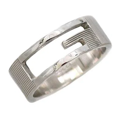Pre-owned Gucci Silver 925 Band Ring ()