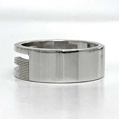 Pre-owned Gucci Silver 925 Band Ring ()