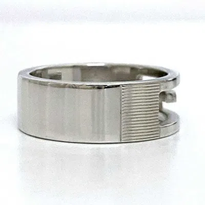Pre-owned Gucci Silver 925 Band Ring ()