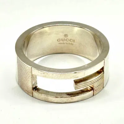 Pre-owned Gucci Silver Silver 925 Band Ring ()