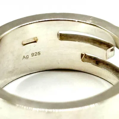 Pre-owned Gucci Silver Silver 925 Band Ring ()