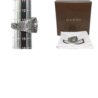 Pre-owned Gucci Silver Silver Band Ring ()