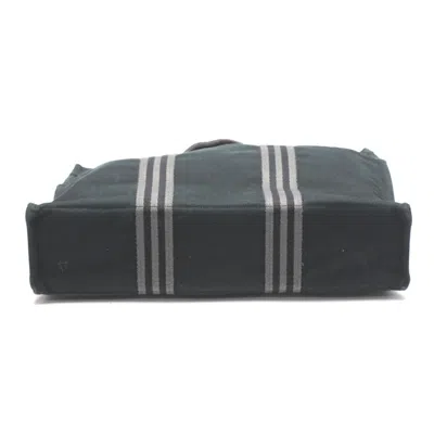 Pre-owned Hermes Black Cotton Tote Bag ()
