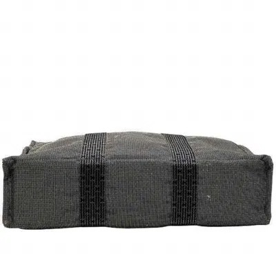Pre-owned Hermes Gray Canvas Tote Bag ()