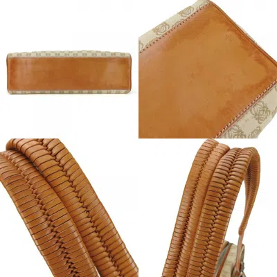 Pre-owned Loewe Beige Brown Canvas Leather Tote Bag ()