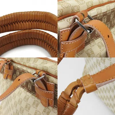 Pre-owned Loewe Beige Brown Canvas Leather Tote Bag ()