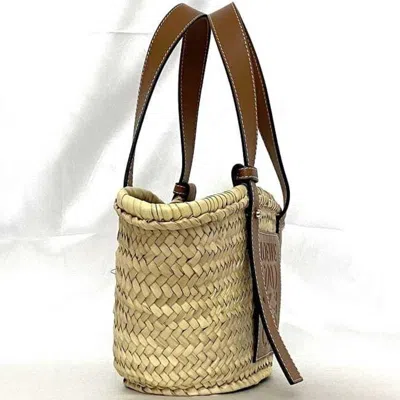 Pre-owned Loewe Beige Brown Leather Handbag Tote Bag ()