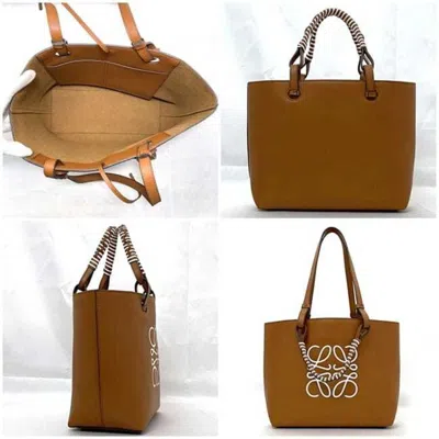 Pre-owned Loewe Brown Leather Tote Bag ()
