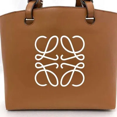 Pre-owned Loewe Brown Leather Tote Bag ()