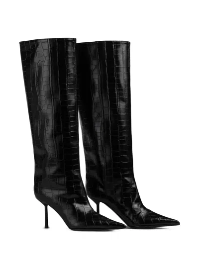 Le Silla 80mm Bella Knee-high Boots In Black