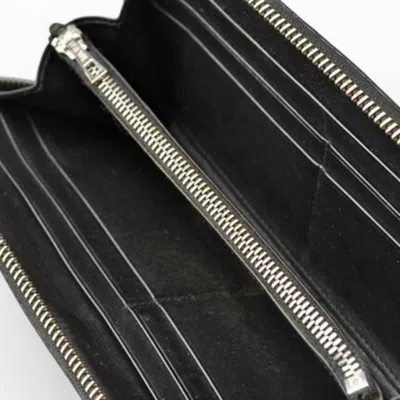 Pre-owned Loewe Repeat Black Suede Coin Purse/coin Case ()
