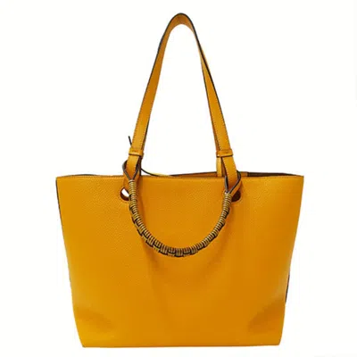 Pre-owned Loewe Yellow Leather Handbag Shoulder Bag ()