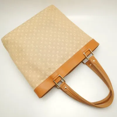 Pre-owned Louis Vuitton Beige Canvas Leather Tote Bag ()
