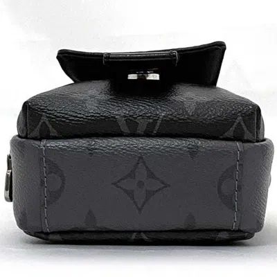 Pre-owned Louis Vuitton Black Gray Monogram Eclipse Canvas Shoulder Bag ()