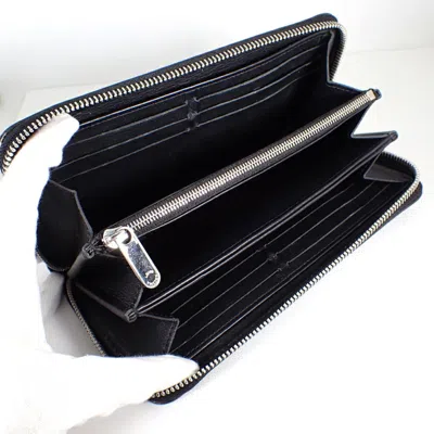 Pre-owned Louis Vuitton Black Mahina Leather Wallet (bi-fold) ()