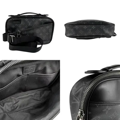 Pre-owned Louis Vuitton Black Monogram Eclipse Monogram Eclipse Pouch Sling Bag ()