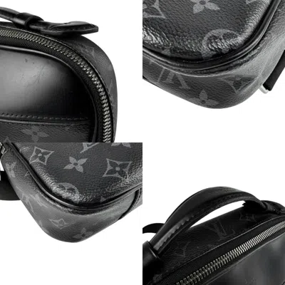 Pre-owned Louis Vuitton Black Monogram Eclipse Monogram Eclipse Pouch Sling Bag ()
