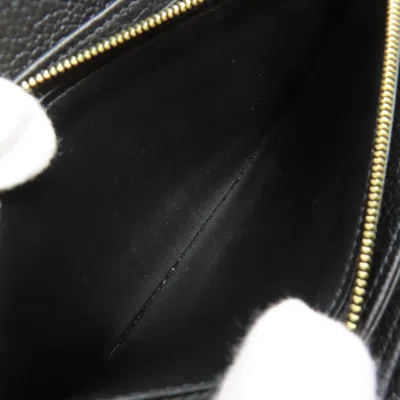 Pre-owned Louis Vuitton Black Monogram Empreinte Long Wallet (bi-fold) ()