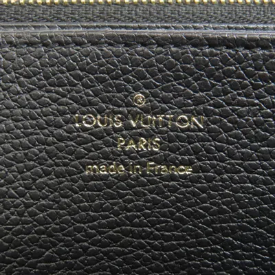 Pre-owned Louis Vuitton Black Monogram Empreinte Long Wallet (bi-fold) ()