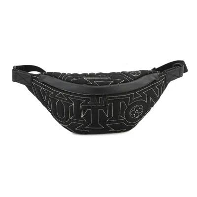 Pre-owned Louis Vuitton Black Nylon Fanny Pack Sling Bag ()