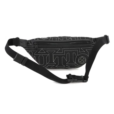 Pre-owned Louis Vuitton Black Nylon Fanny Pack Sling Bag ()