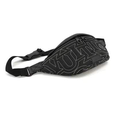 Pre-owned Louis Vuitton Black Nylon Fanny Pack Sling Bag ()