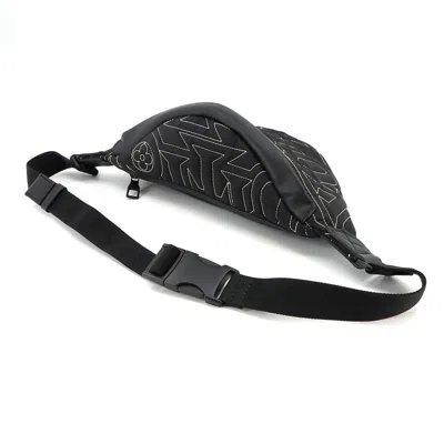 Pre-owned Louis Vuitton Black Nylon Fanny Pack Sling Bag ()