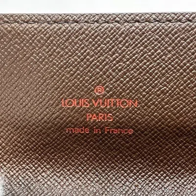 Pre-owned Louis Vuitton Brown Damier Canvas Damier Canvas Long Wallet (bi-fold) ()