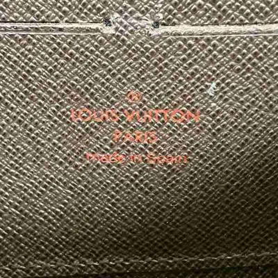 Pre-owned Louis Vuitton Brown Long Wallet (bi-fold) ()
