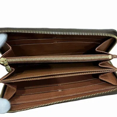 Pre-owned Louis Vuitton Brown Monogram Monogram Long Wallet (bi-fold) ()