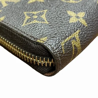 Pre-owned Louis Vuitton Brown Monogram Monogram Long Wallet (bi-fold) ()