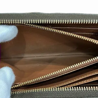 Pre-owned Louis Vuitton Brown Monogram Monogram Long Wallet (bi-fold) ()