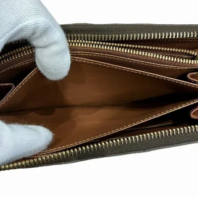 Pre-owned Louis Vuitton Brown Monogram Monogram Long Wallet (bi-fold) ()