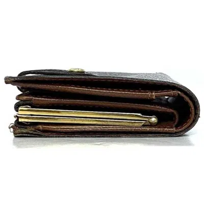 Pre-owned Louis Vuitton Brown Monogram Monogram Wallet (bi-fold) ()