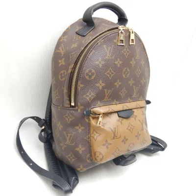 Pre-owned Louis Vuitton Brown Pvc Backpack ()