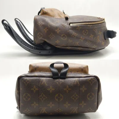 Pre-owned Louis Vuitton Brown Pvc Backpack ()