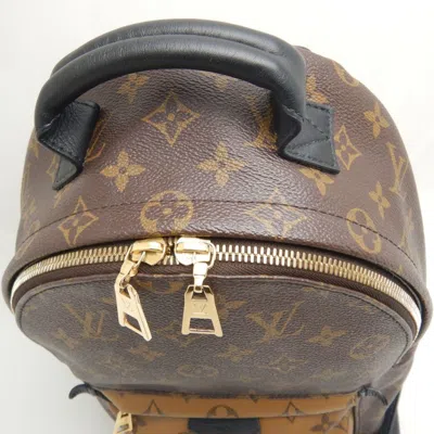 Pre-owned Louis Vuitton Brown Pvc Backpack ()