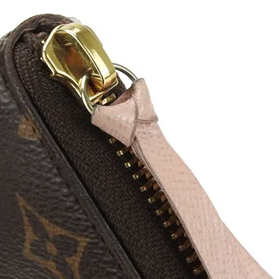 Pre-owned Louis Vuitton Brown Rose Ballerine Monogram Wallet (bi-fold) ()
