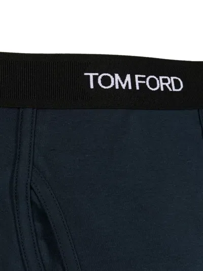 Tom Ford Logo-waistband Cotton Boxer Briefs