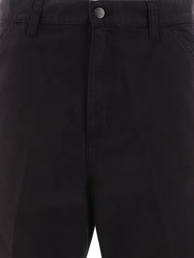 Carhartt Single-knee Bermuda Shorts In Black