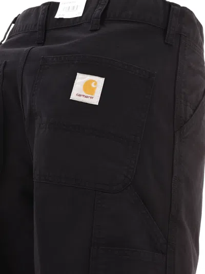 Carhartt Single-knee Bermuda Shorts In Black