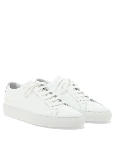 Common Projects Leather Sneakers In White